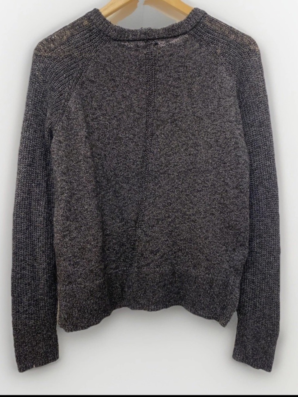 💐2 for $25 Roots Heathered Charcoal Knit Crewneck Sweater - Picture 2 of 7